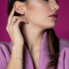 Bracciale Fulmine con Cristalli Bianchi - immagine 3